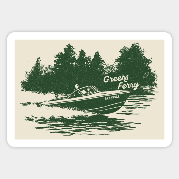 Greers Ferry Sticker by rt-shirts
